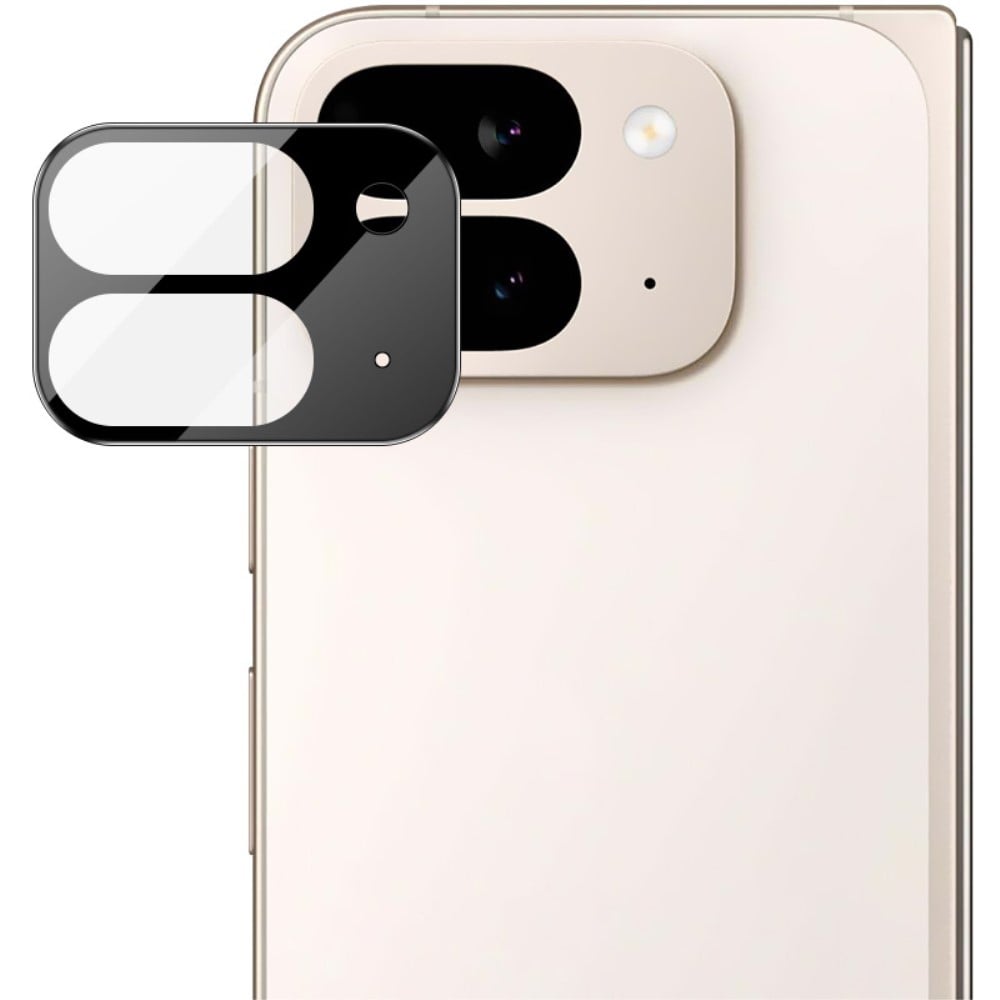 Google Pixel 9 Pro Fold Kamerabeskyttelse i glas, Sort