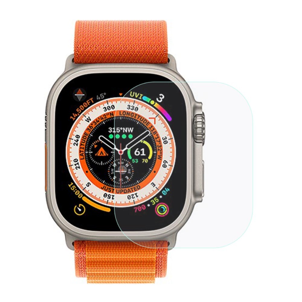 Apple Watch Ultra 49mm 1st Gen Skærmbeskytter i hærdet glas