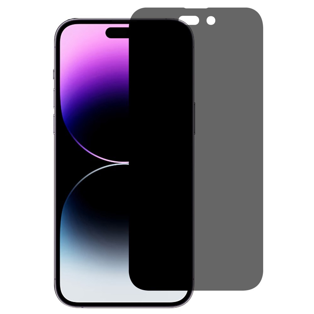 iPhone 14 Pro Max Anti-spy skærmbeskytter i glas