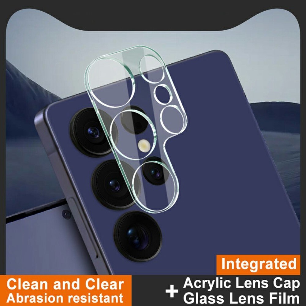 Samsung Galaxy S25 Ultra Kamerabeskyttelse i glas, Gennemsigtig