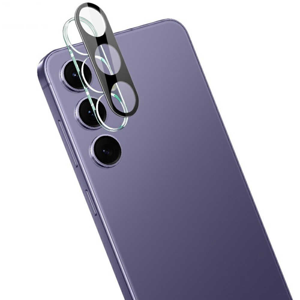 Samsung Galaxy S25 Kamerabeskyttelse i glas, Sort