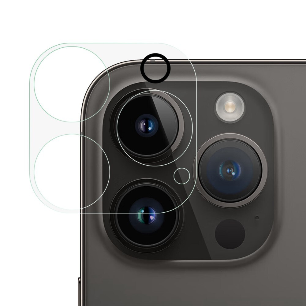 iPhone 14 Pro Max Linsebeskyttelse i hærdet glas
