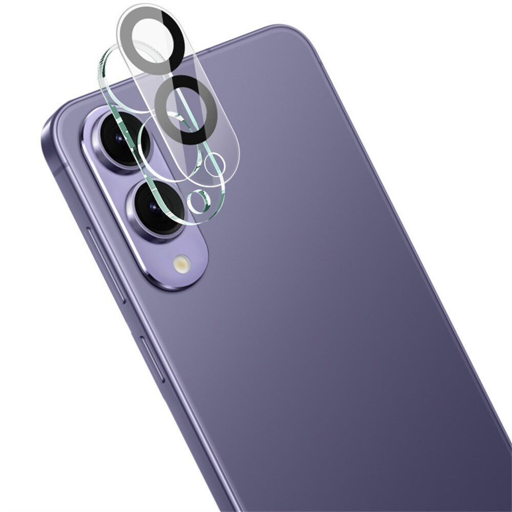 Samsung Galaxy S25 Edge Kamerabeskyttelse i glas, Sort