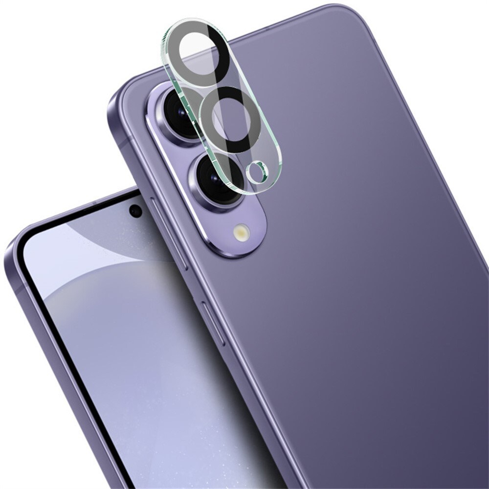 Samsung Galaxy S25 Edge Kamerabeskyttelse i glas, Sort