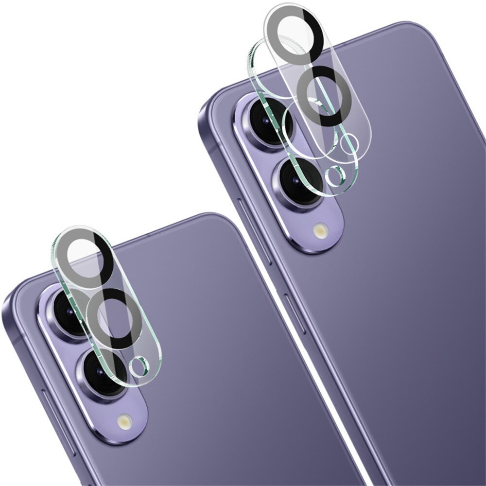 Samsung Galaxy S25 Edge Kamerabeskyttelse i glas, Sort
