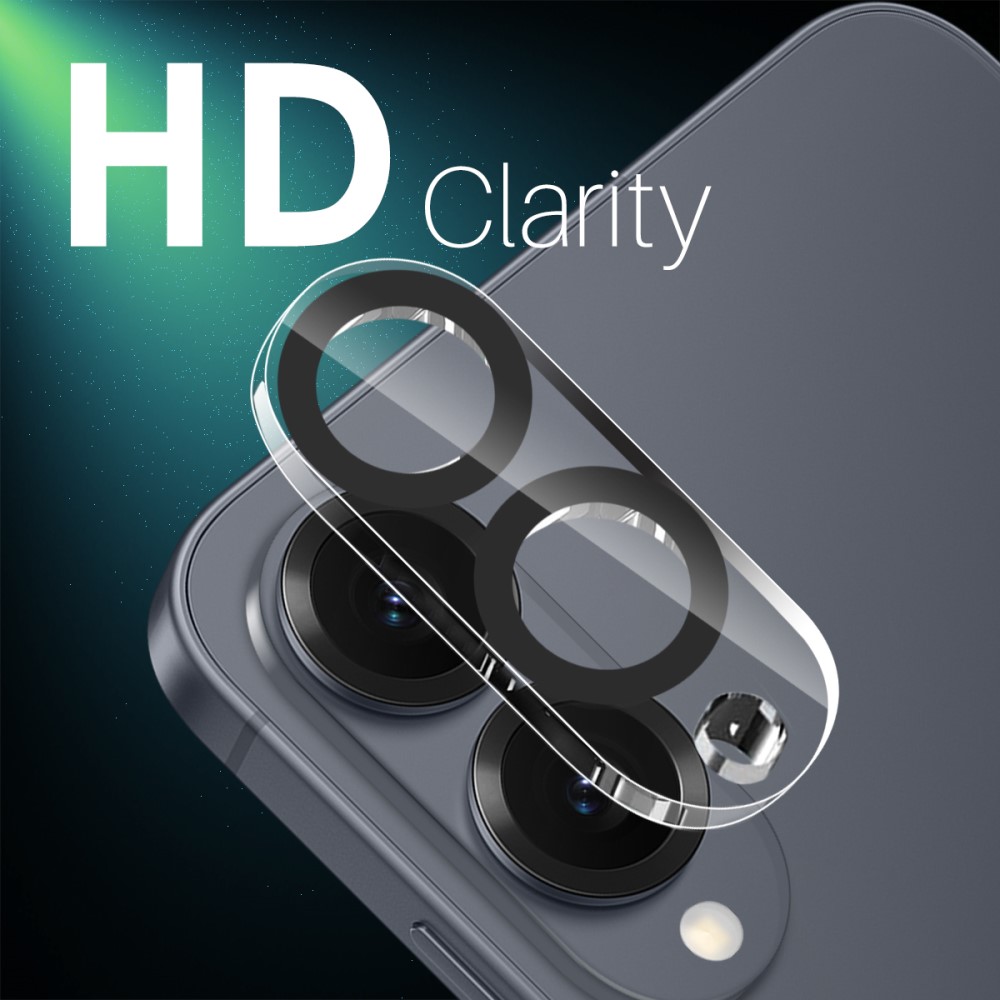 Samsung Galaxy S25 Edge 2-pak kamera beskyttelsesglas i hærdet glas