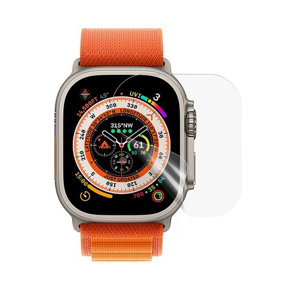 Apple Watch Ultra 49mm 1st Gen Skærmbeskytter - Beskyttelsesfilm