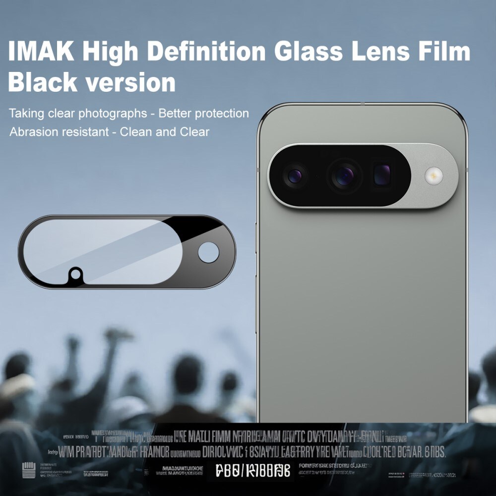 Google Pixel 10 Kamerabeskyttelse i glas, Sort