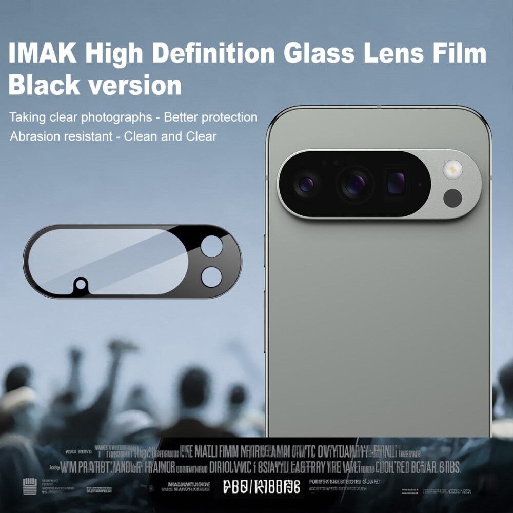 Google Pixel 10 Pro XL Kamerabeskyttelse i glas, Sort