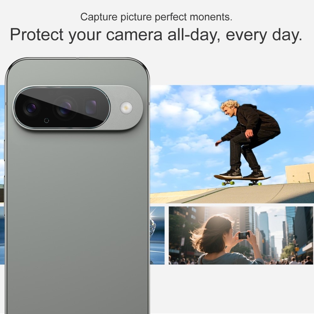 Google Pixel 10 2-pak linsebeskyttere i glas