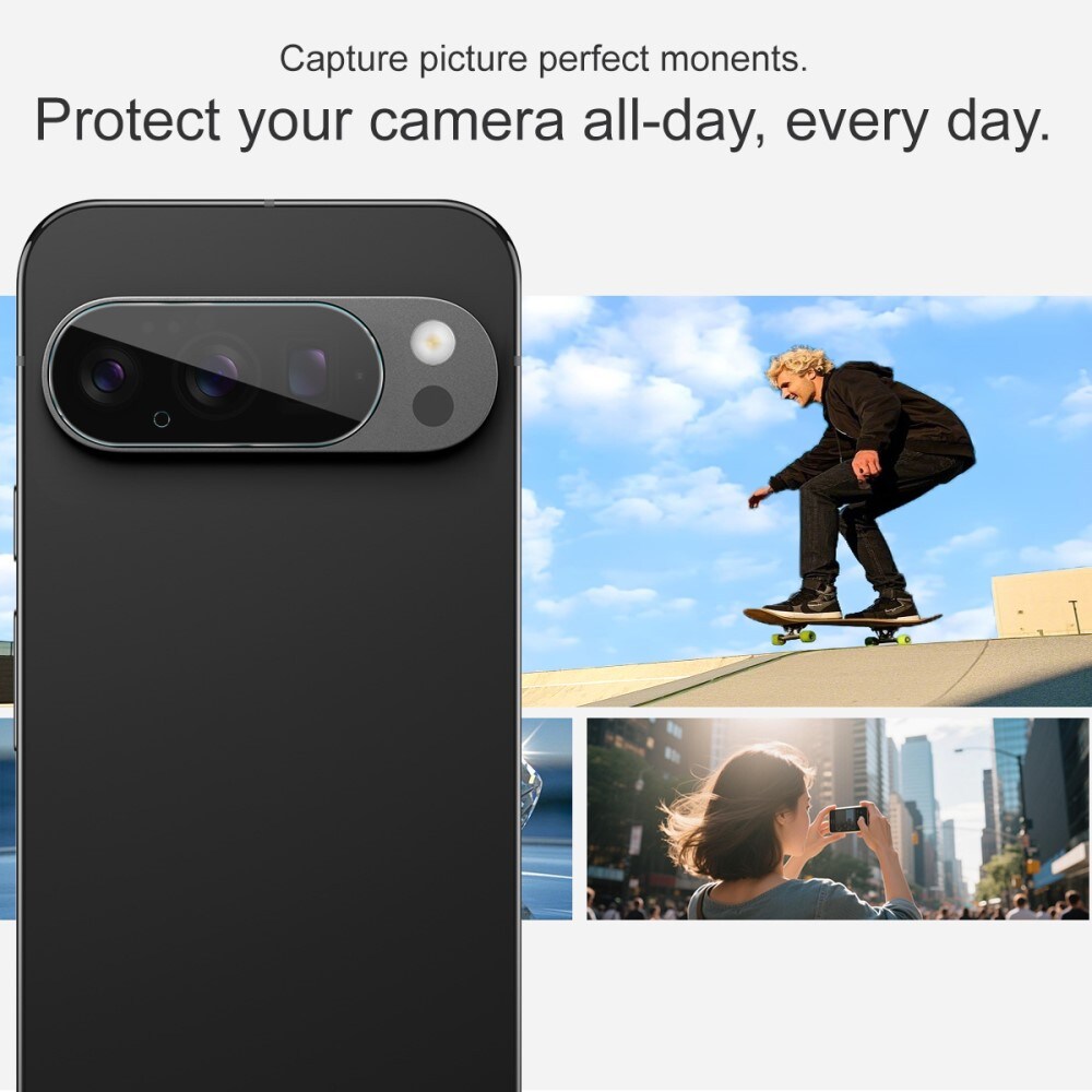 Google Pixel 10 Pro XL 2-pak linsebeskyttere i glas