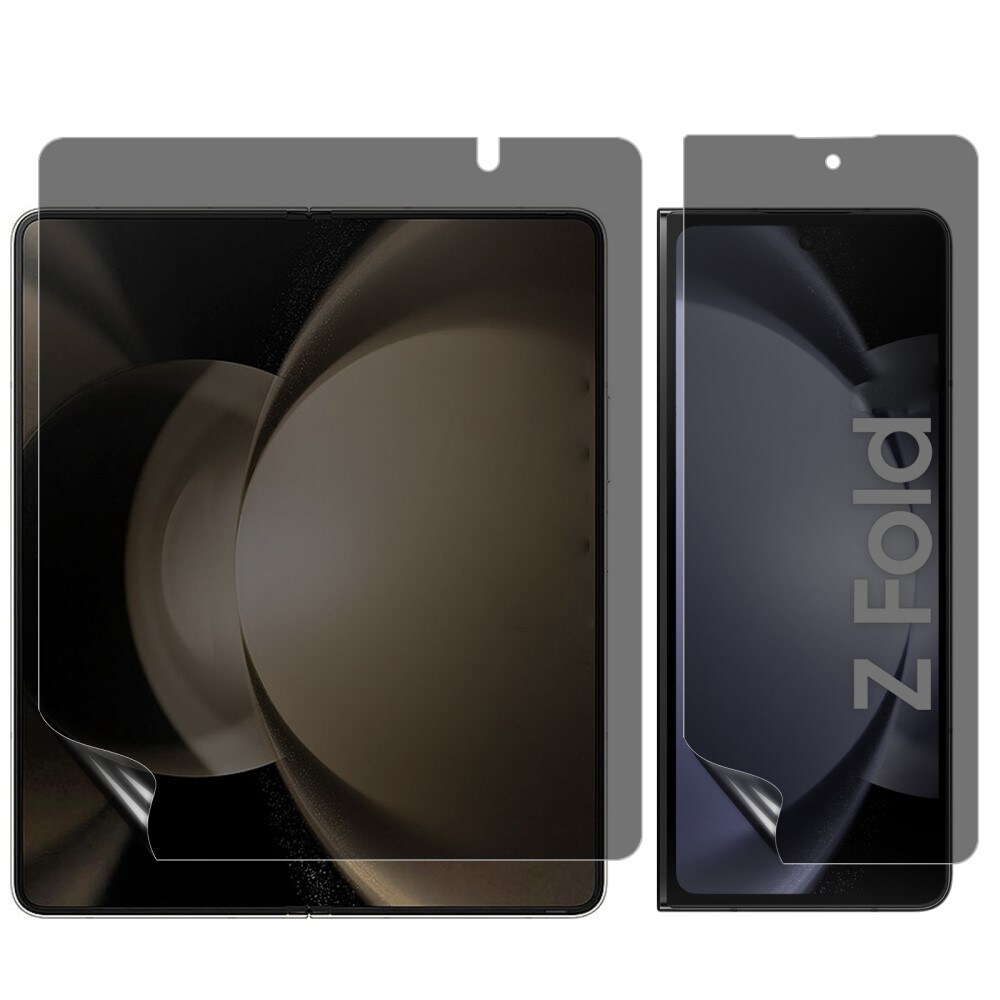 Samsung Galaxy Z Fold 7 Anti-Spy inder- & ydre skærmbeskytter