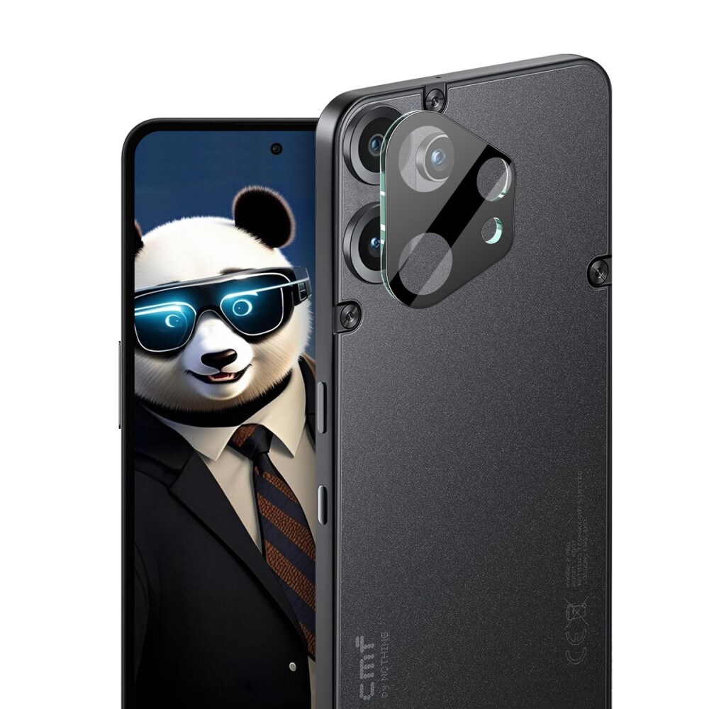 Nothing CMF Phone 2 Pro Kamerabeskyttelse i glas, Sort