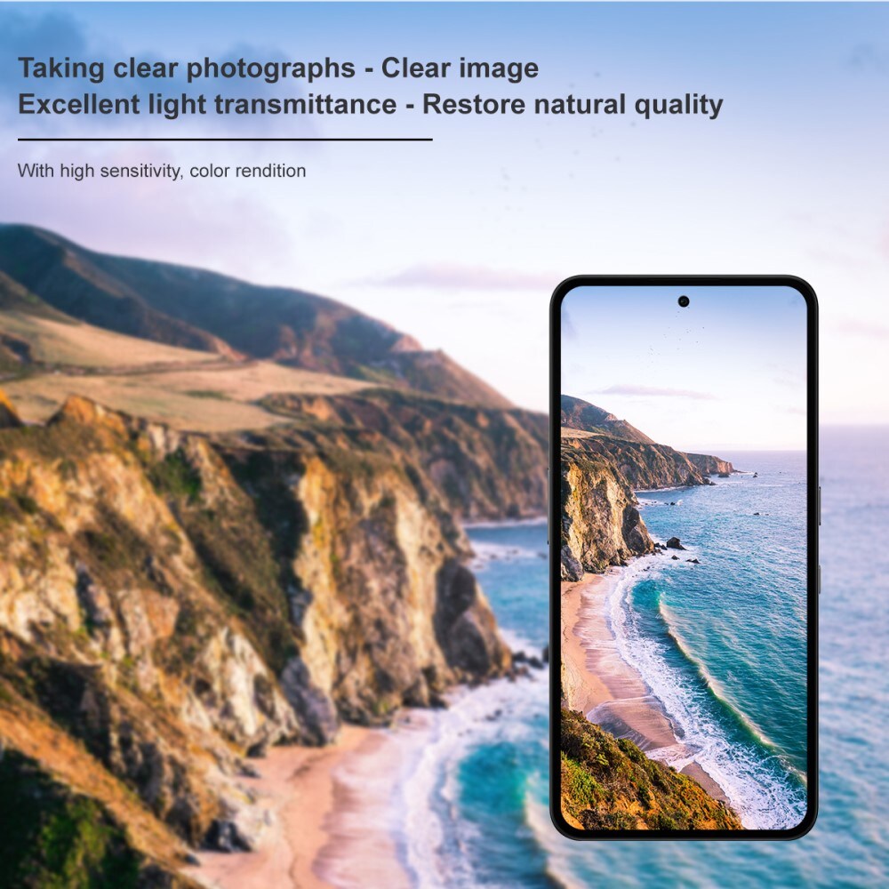 Nothing CMF Phone 2 Pro Kamerabeskyttelse i glas, Sort