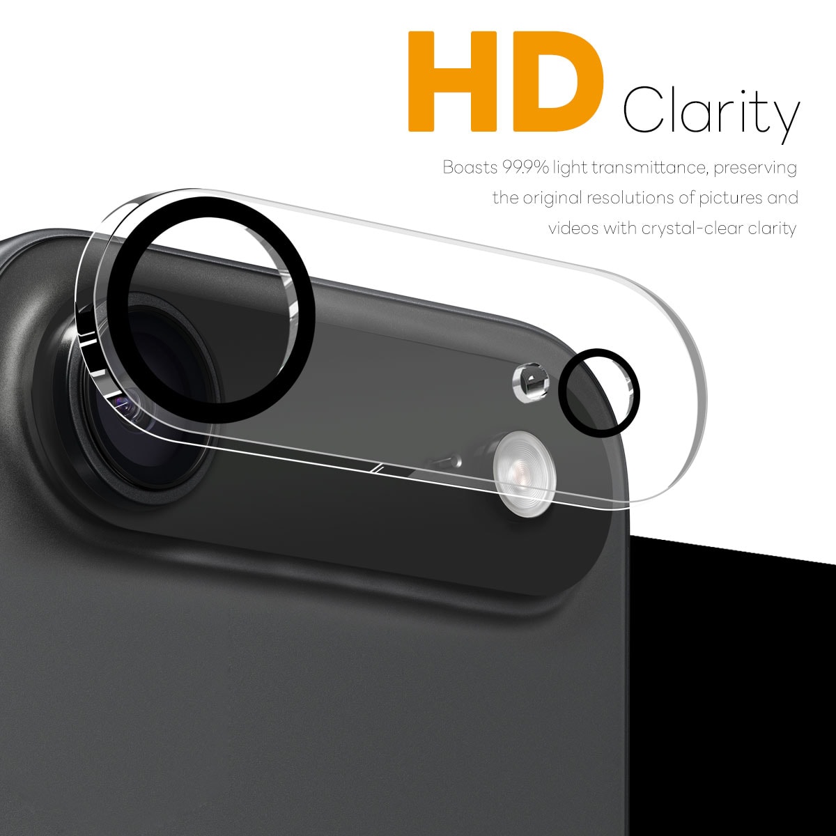 iPhone 17 Air 2-pak kamera beskyttelsesglas i hærdet glas