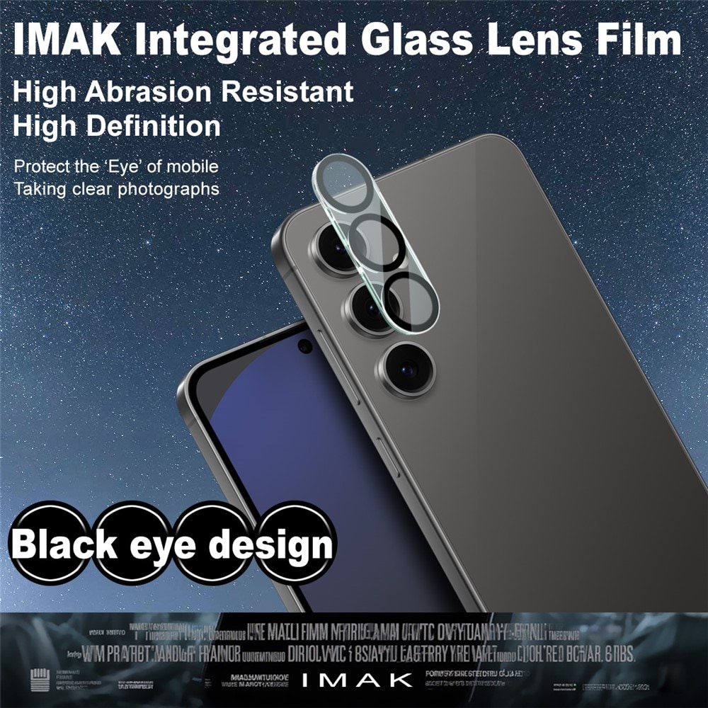 Samsung Galaxy S25 FE Kamerabeskyttelse i glas, Gennemsigtig