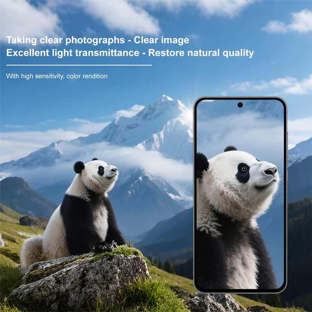 Samsung Galaxy S25 FE Kamerabeskyttelse i glas, Gennemsigtig