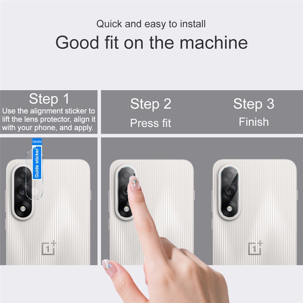  OnePlus Nord 5 Kamerabeskyttelse i glas, Gennemsigtig
