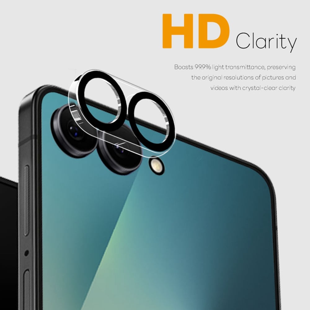 Samsung Galaxy Z Flip 7 2-pak kamera beskyttelsesglas i hærdet glas