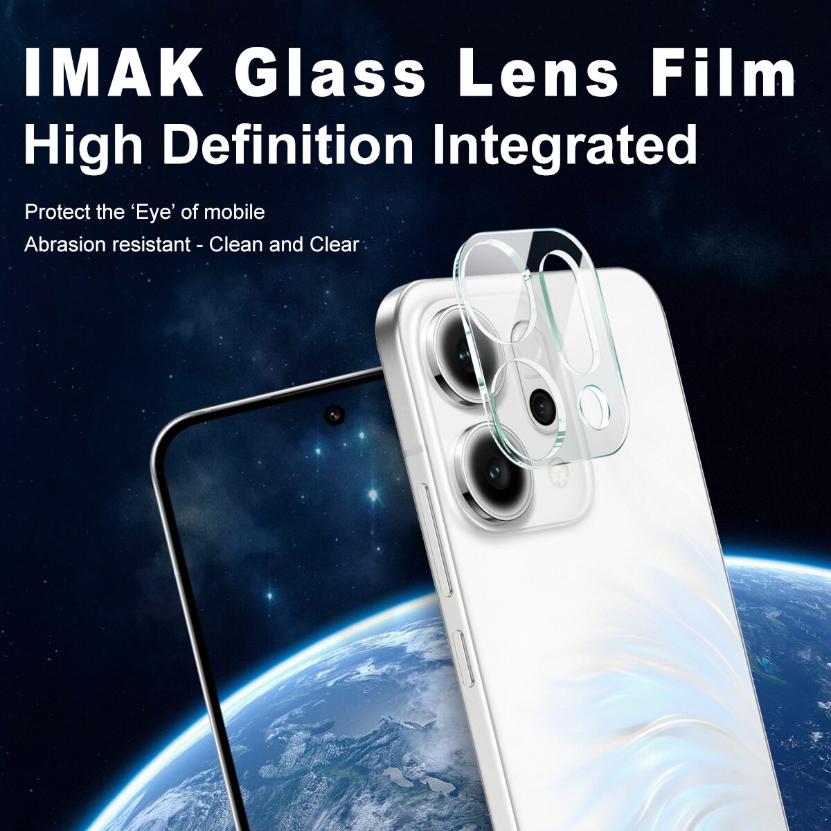Oppo Reno 14 Kamerabeskyttelse i glas, Gennemsigtig