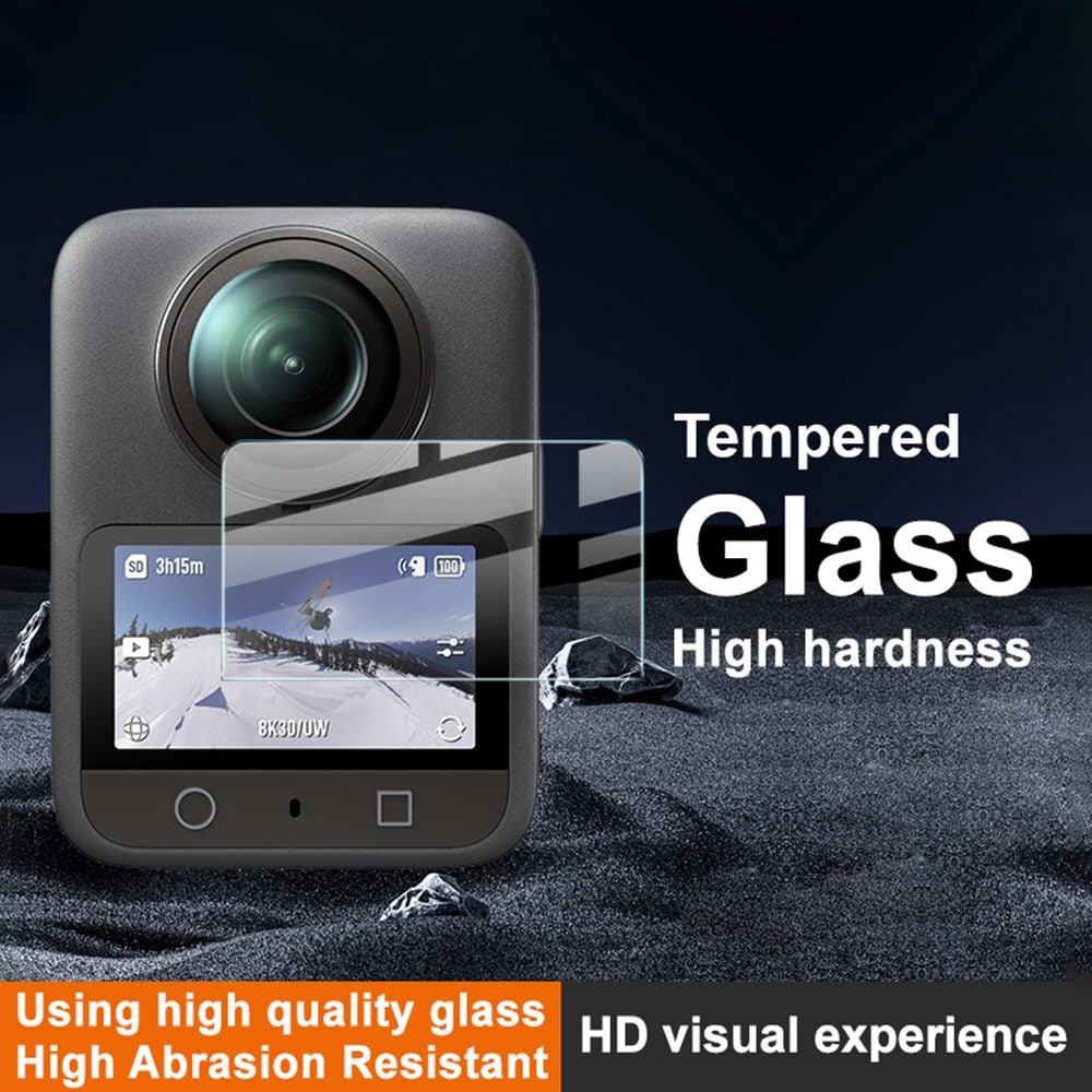 DJI Osmo 360 Skærmbeskytter i hærdet glas