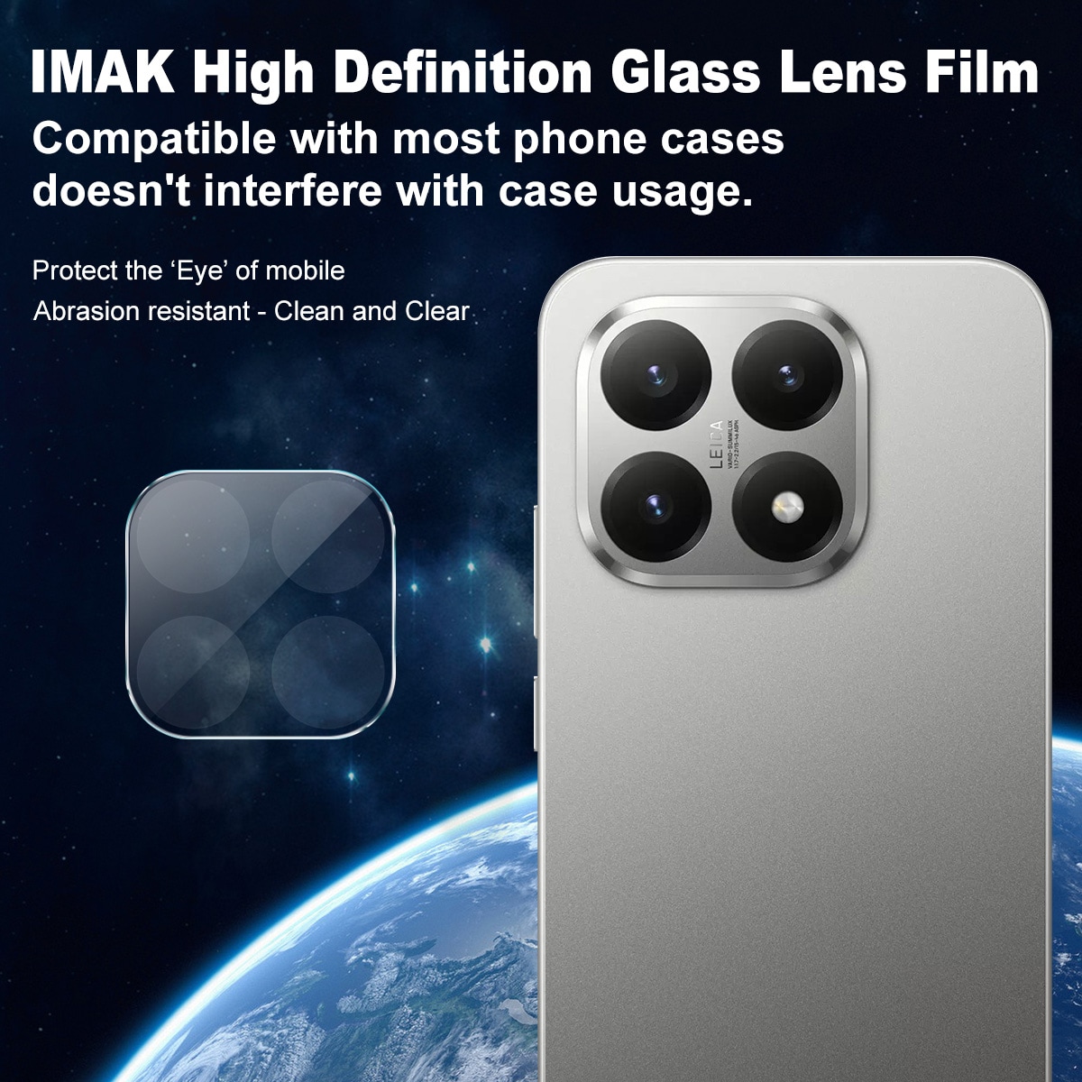 Xiaomi 15T Kamerabeskyttelse i glas, Gennemsigtig