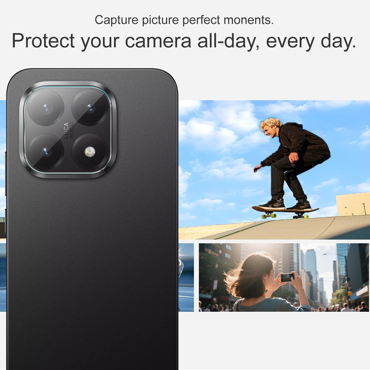 Xiaomi 15T Kamerabeskyttelse i glas, Gennemsigtig