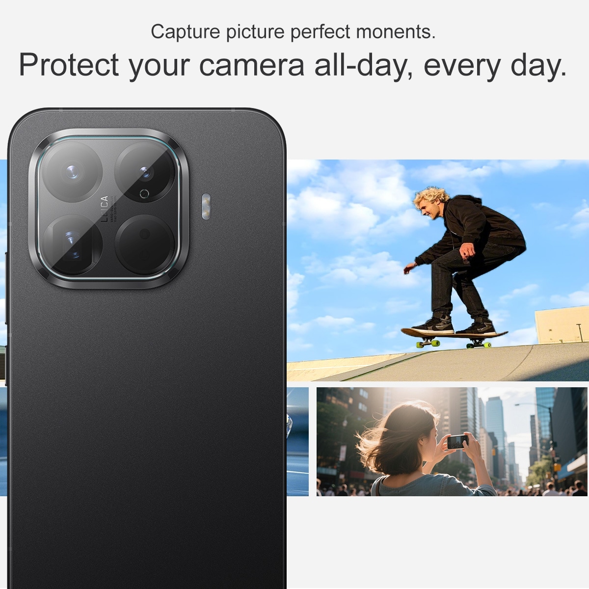 Xiaomi 15T Pro Kamerabeskyttelse i glas, Gennemsigtig