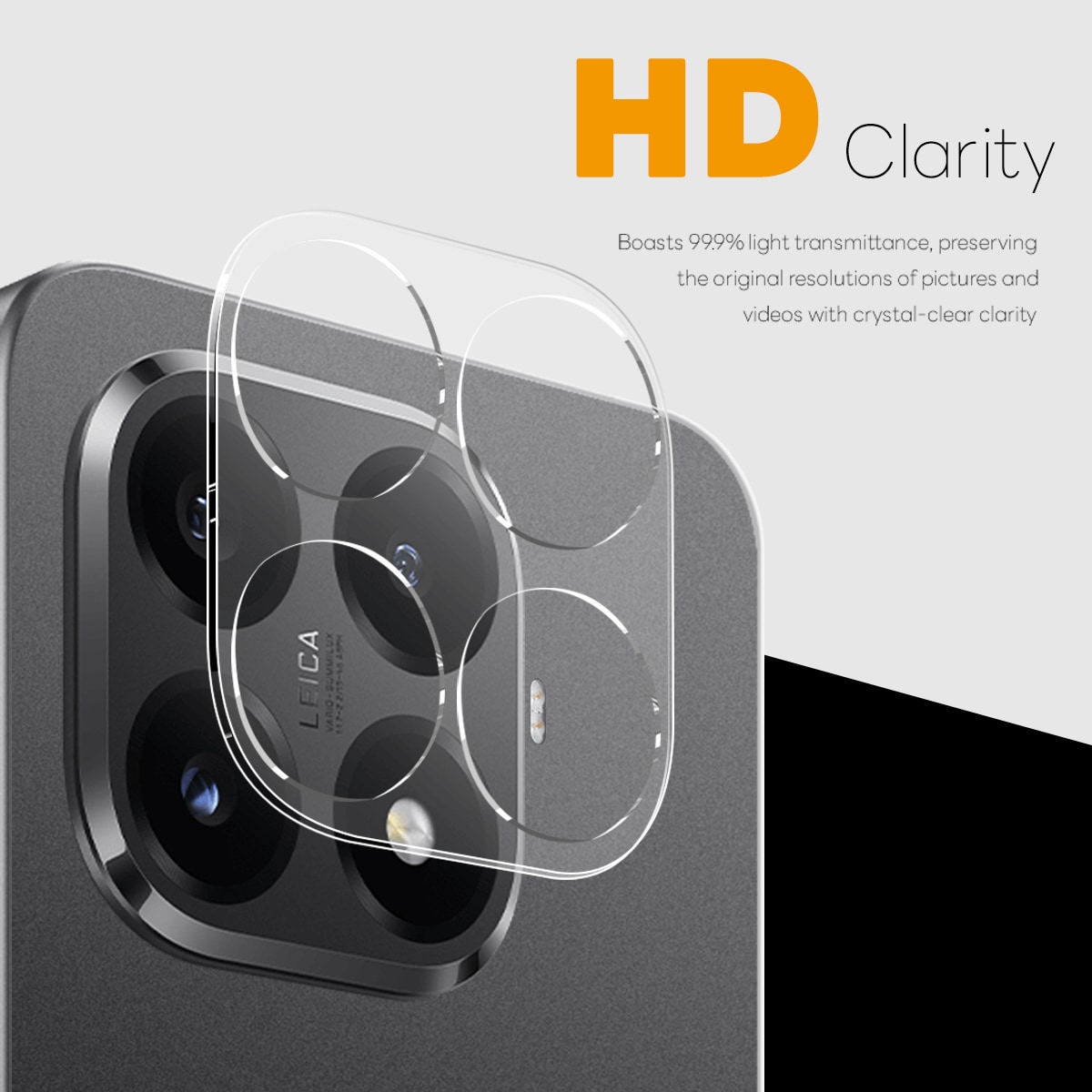 Xiaomi 15T Pro 2-pak kamera beskyttelsesglas i hærdet glas