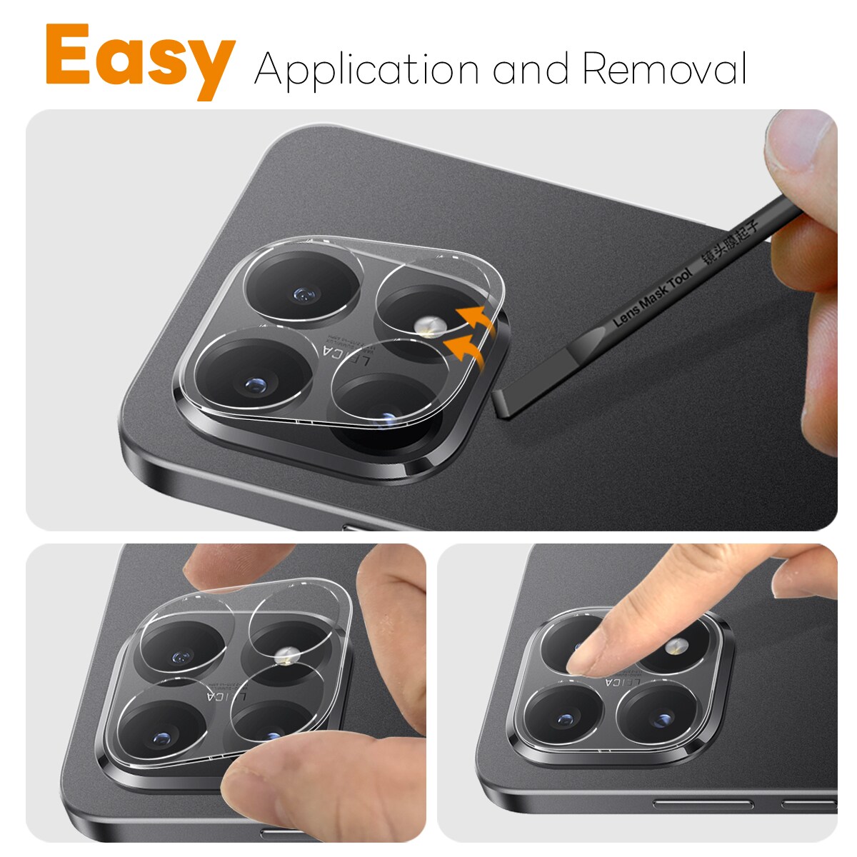 Xiaomi 15T Pro 2-pak kamera beskyttelsesglas i hærdet glas