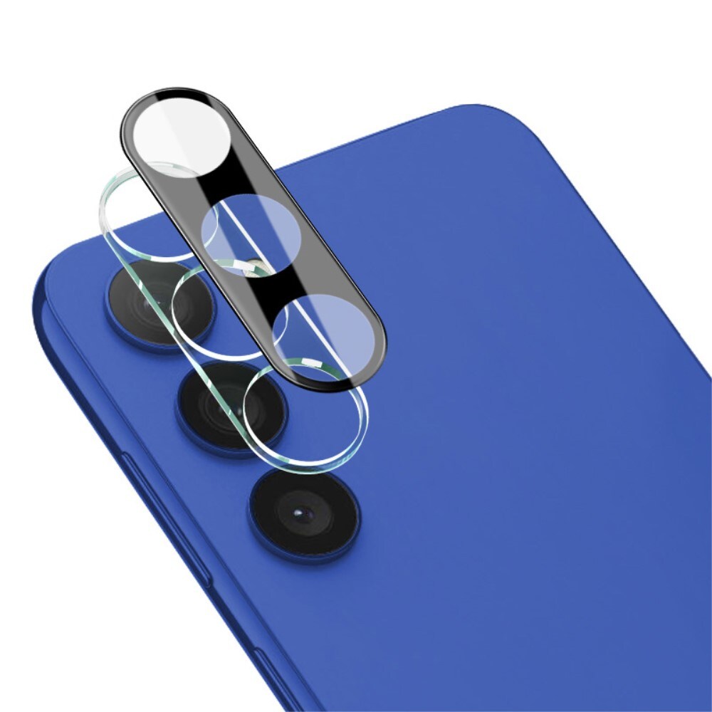 Samsung Galaxy S23/Galaxy S23 Plus Kamerabeskyttelse i glas, Sort