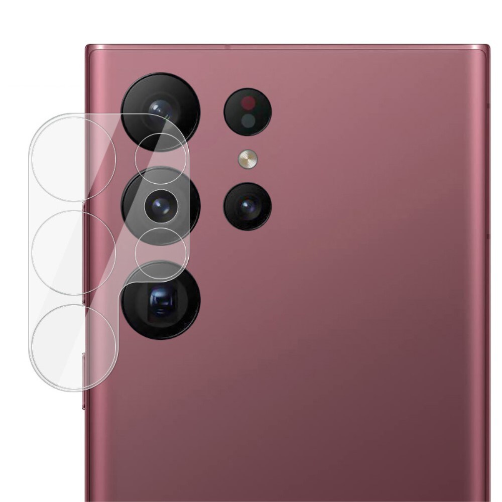 Samsung Galaxy S23 Ultra Kamerabeskyttelse i glas, Gennemsigtig