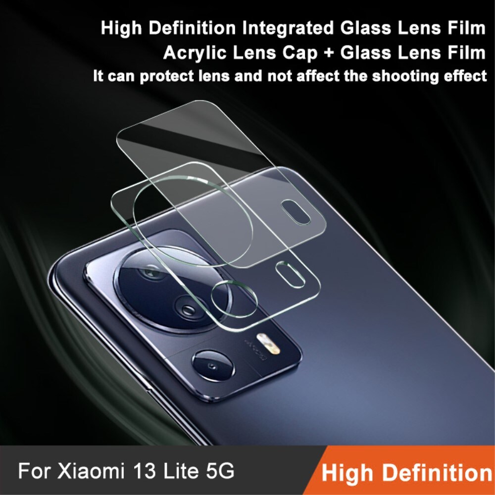 Xiaomi 13 Lite Kamerabeskyttelse i glas, Gennemsigtig
