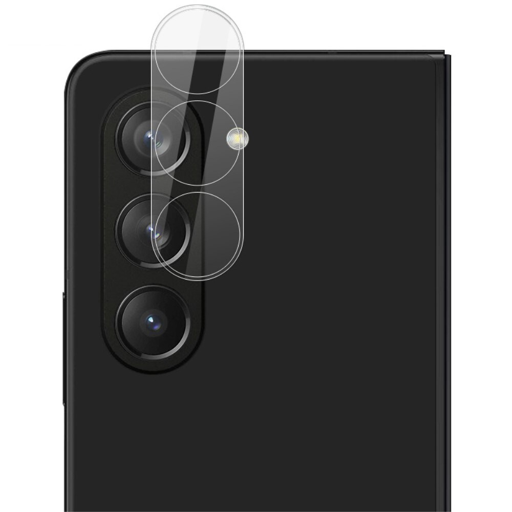 Samsung Galaxy Z Fold 5 Kamerabeskyttelse i glas, Gennemsigtig