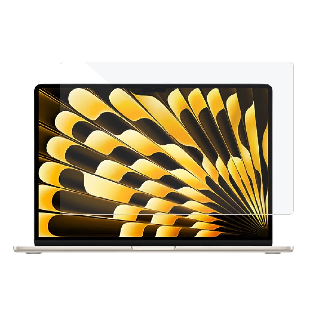 MacBook Air 15" 2025 skærmbeskytter i hærdet glas