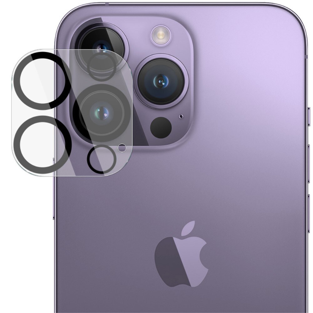 iPhone 15 Pro Kamerabeskyttelse i glas, Gennemsigtig