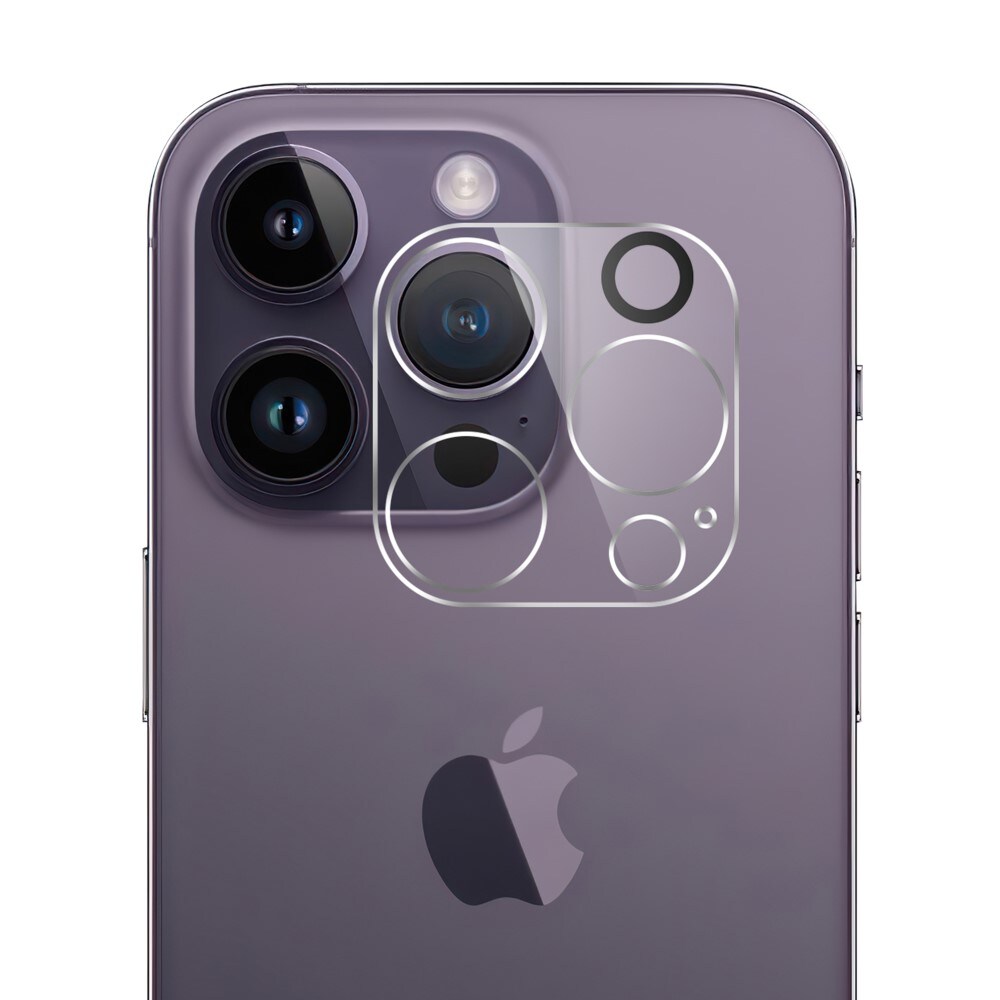 iPhone 15 Pro Linsebeskyttelse i hærdet glas