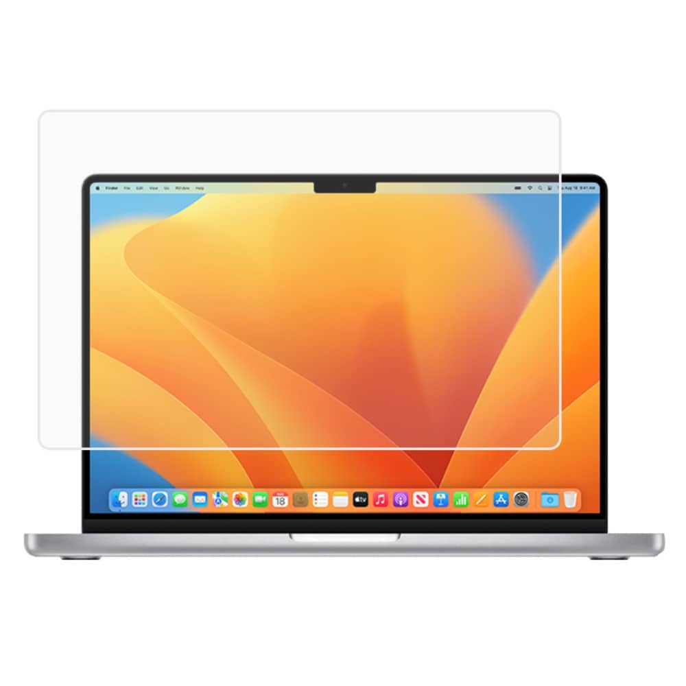 MacBook Pro 16" 2023 skærmbeskytter i hærdet glas