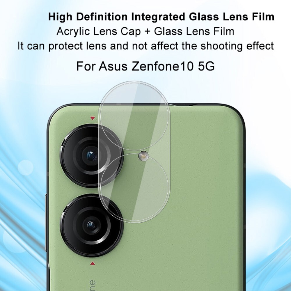 Asus ZenFone 10 Kamerabeskyttelse i glas, Gennemsigtig