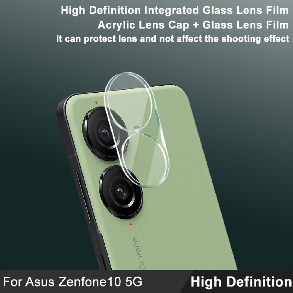 Asus ZenFone 10 Kamerabeskyttelse i glas, Gennemsigtig