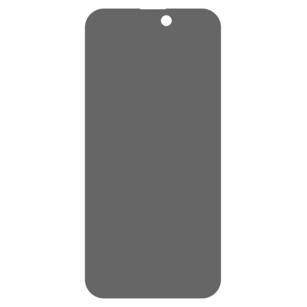 iPhone 15 Pro Max Anti-spy skærmbeskytter i glas