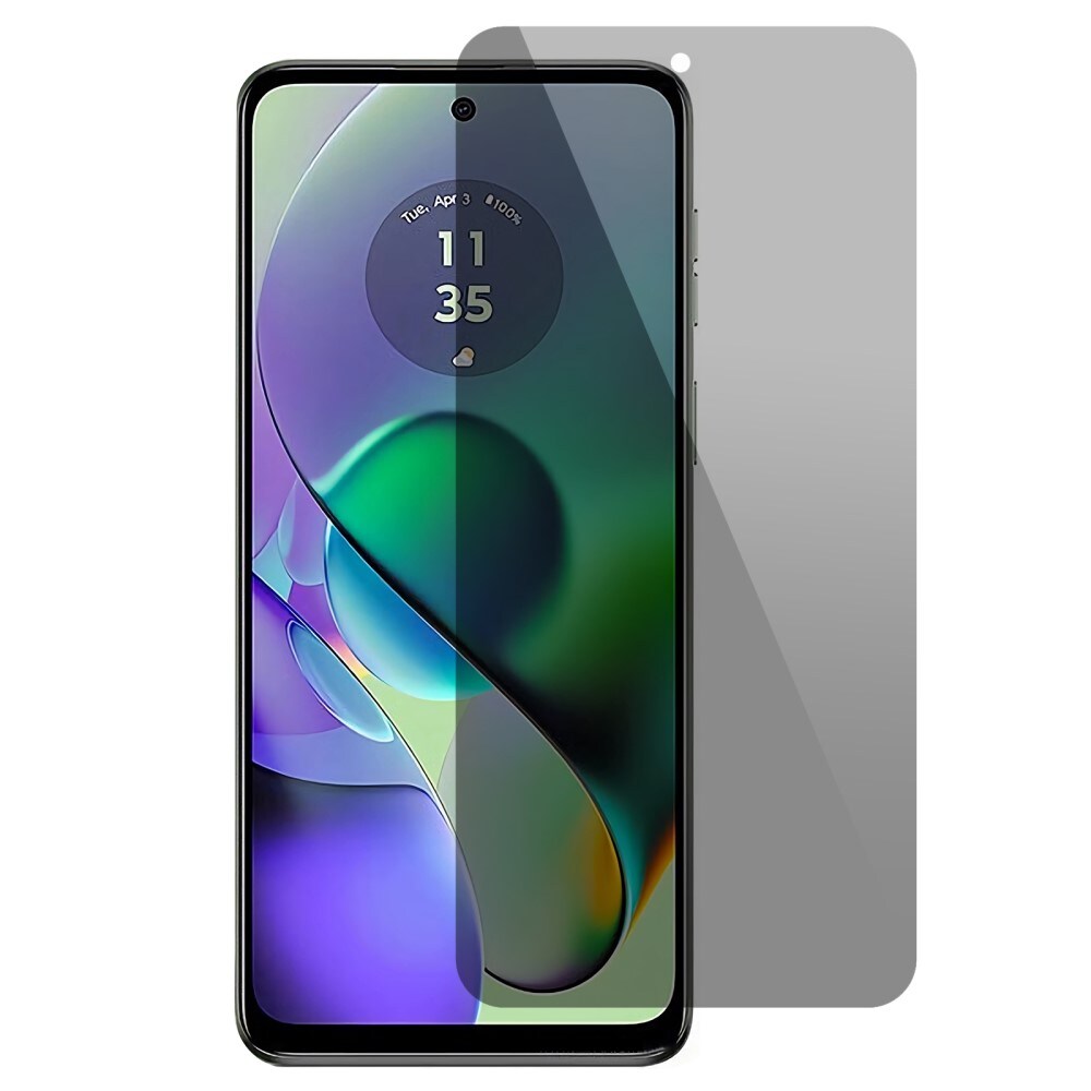 Motorola Moto G54 Anti-spy skærmbeskytter i glas