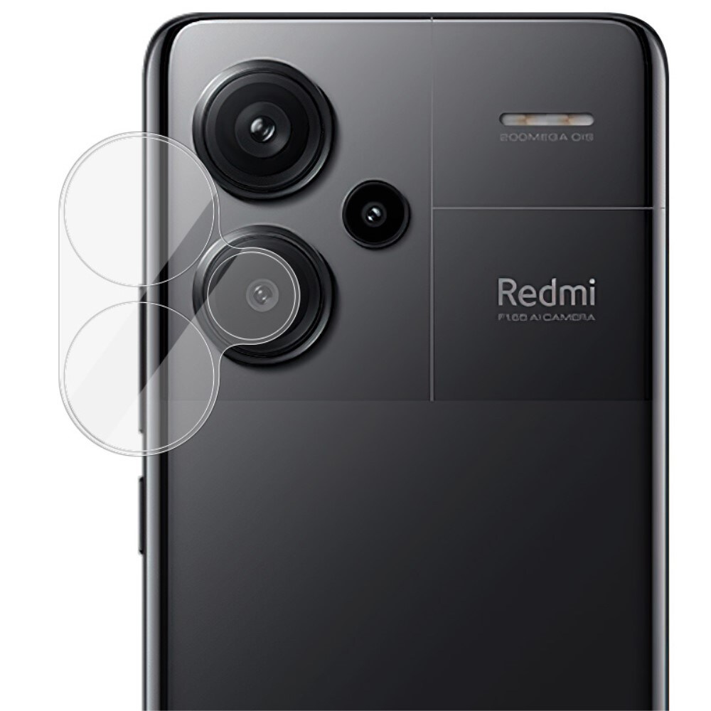 Xiaomi Redmi Note 13 Pro Plus Kamerabeskyttelse i glas, Gennemsigtig