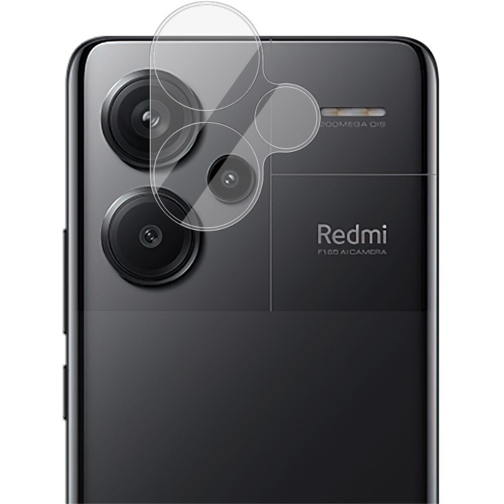 Xiaomi Redmi Note 13 Pro Plus Kamerabeskyttelse i glas, Gennemsigtig