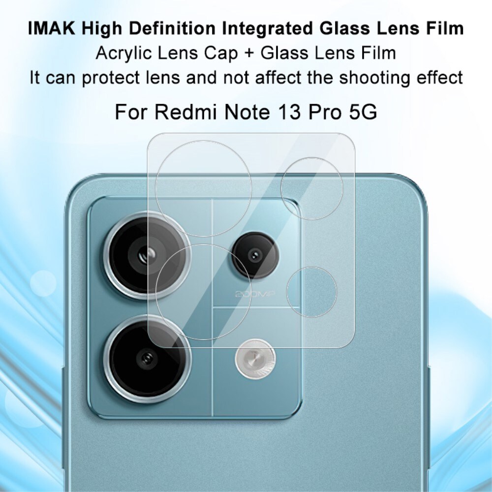 Xiaomi Redmi Note 13 Pro Kamerabeskyttelse i glas, Gennemsigtig