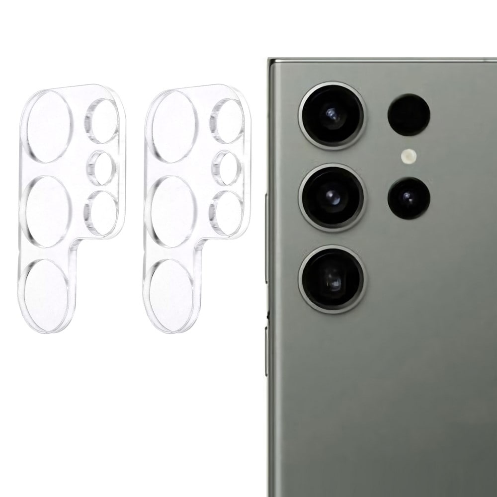 Samsung Galaxy S24 Ultra Linsebeskytter i hærdet glas (2-pak)