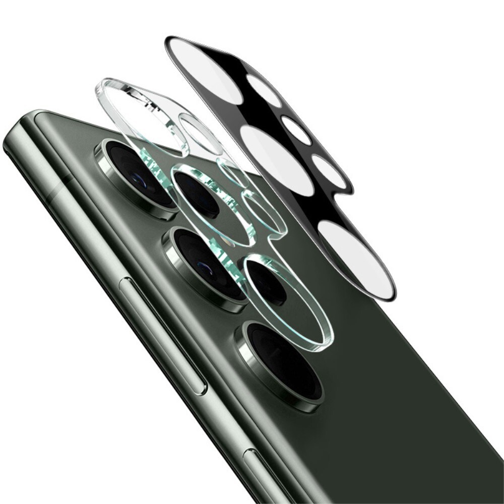 Samsung Galaxy S24 Ultra Kamerabeskyttelse i glas, Sort