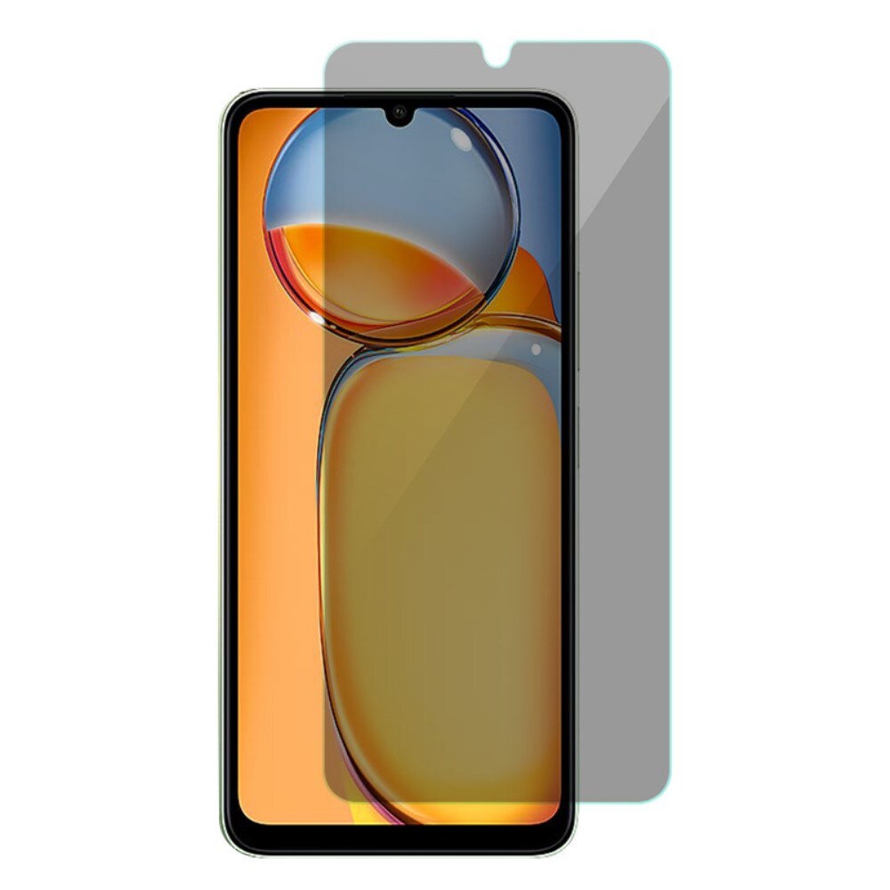 Xiaomi Redmi 13C Anti-spy skærmbeskytter i glas