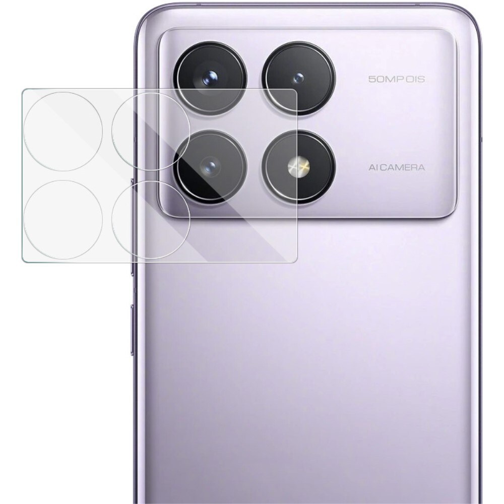 Xiaomi Poco X6 Pro Kamerabeskyttelse i glas, Gennemsigtig