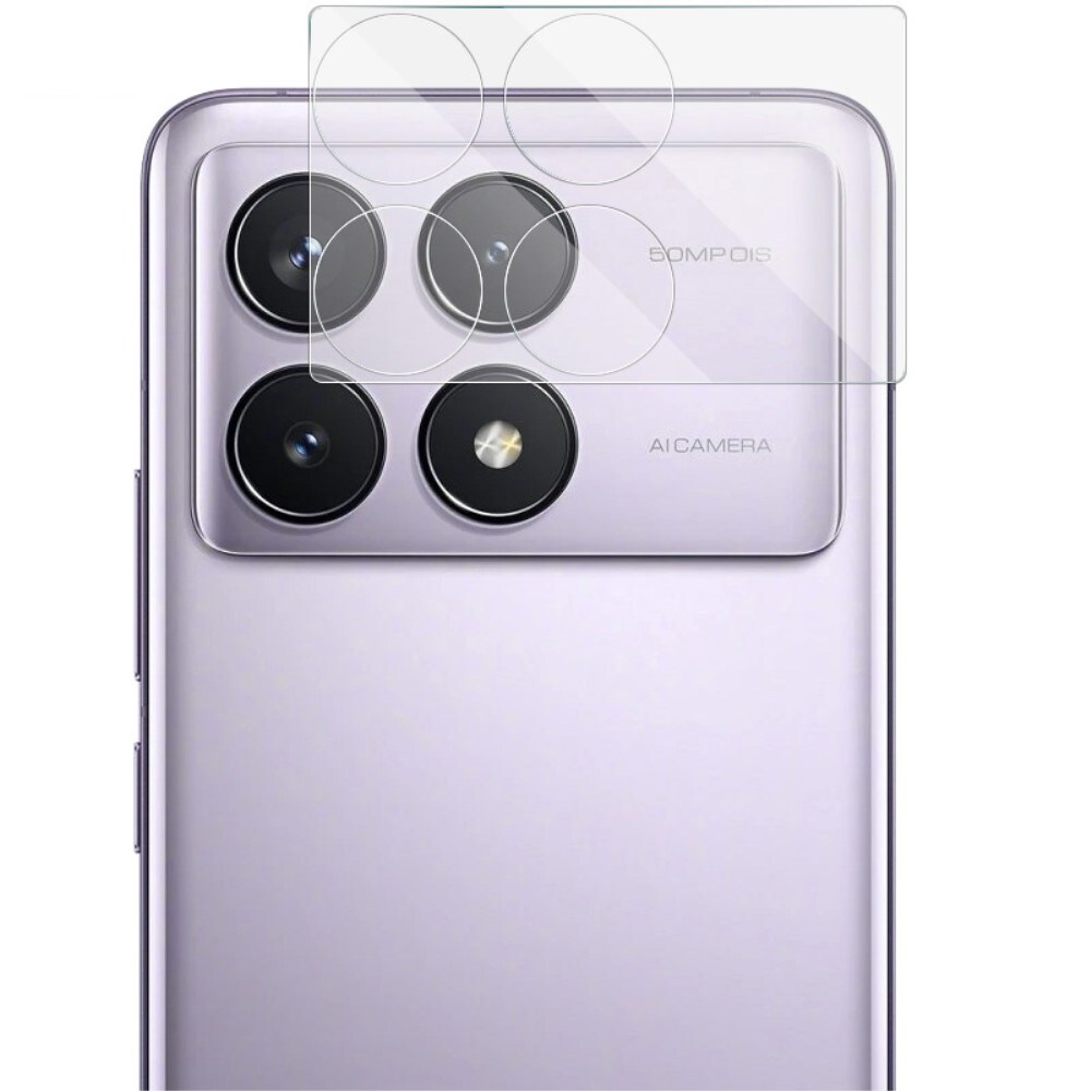 Xiaomi Poco X6 Pro Kamerabeskyttelse i glas, Gennemsigtig
